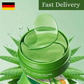 Augenpads AloeVera Kollagen,Für Falten,Feine Linien,Augenringe Anti Aging 60 Pcs