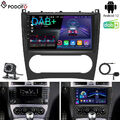 DAB+ Android 12 Autoradio GPS Navi für Mercedes Benz C/CLC Klasse W203 2004-2007