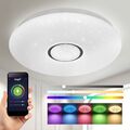 LED Smart Deckenleuchte, 24 Watt RGB CCT 2700K-6500K, dimmbar, Fernbedienung