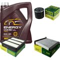 5L MANNOL 5W-30 Combi LL+MANN-FILTER für Mitsubishi Outlander I CU_W 2.0 4WD