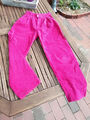 SAWA Karen Vintage Kordhose Hose Cord Jeans hoher Bund High Waist pink XS 26/32