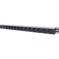 Intellinet 714044 19 Zoll  Netzwerkschrank-Steckdosenleiste  1 HE Schutzkonta...