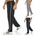 Herren Jogginghose Baumwolle Sporthose Trainingshose Jogger Sport Hose Streifen