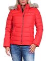 Tommy Jeans Damen Winterjacke Daunenjacke TJW Essential Hooded Jacket Jacke