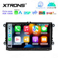 XTRONS 9" QLED Android 12 Autoradio 128GB GPS für VW Passat Polo Tiguan T5 Vento