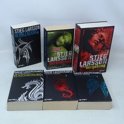 STIEG LARSSON 1 2 3 4 5 6 Vernichtung Verfolgung Verschwörung MILLENNIUM 6x Buch