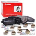 SATZ BREMBO BREMSBELÄGE BREMSKLÖTZE HINTEN FÜR AUDI A4 B7 8E RS4 S4 04-08