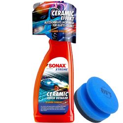 Lackpflege Set SONAX XTREME Ceramic Detailer 750ml + DFT Applicator 90 mm