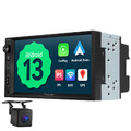 CAM+Android 13 7" Doppel DIN Autoradio mit Navi Navigation Bluetooth DAB+ Stereo