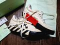 OFF-WHITE Low Vulcanized Canvas White Black Sneaker Gr. 40