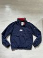 Tommy Hilfiger Windbreaker Jacke Gr. M Blau Übergangsjacke Blouson Bomberjacke