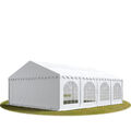 5x8 m PVC Partyzelt Gartenzelt Pavillon Festzelt Bierzelt weiß feuersicher