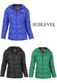 Sublevel Damen Winter Stepp Jacke mit Kapuze | Seitentaschen Reißverschluss warm