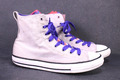 Converse All Star Classic Chucks Hi Sneaker Gr. 37 Canvas grau lila Tüll CB1714 