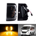 2x Klar LED Spiegelblinker Außenspiegel Blinker für Fiat Ducato / Peugeot Boxer