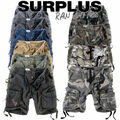 Surplus Raw Vintage Herren Airborne Shorts Bermuda Cargo Walk Short kurze Hose