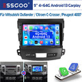 Android13 Autoradio Für Mitsubishi Outlander Citroen Peugeot 4007 GPS Navi 4+64G