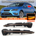 2X Spiegelblinker Außenspiegel Blinker für Seat Leon 5F Ibiza Arona Smoked