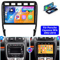 9 Zoll 4+64G Android 13 CarPlay Autoradio GPS Navi Für Porsche Cayenne 2002-2010