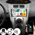 DAB+ Autoradio Für Toyota Yaris 2005-2012  Android 13 Carplay GPS Navi WIFI BT