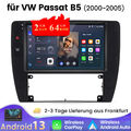 2+64GB Carplay Android 13 Autoradio GPS Navi Für VW Passat B5 2000-2005 DAB+ SWC