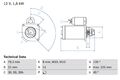 BOSCH Anlasser Starter 0 986 022 581 +42.63€ Pfand für BMW 3er E46 Touring 5er