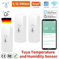 1-3x WLAN Thermometer Hygrometer Heimsicherheit Mini WIFI Smart Hygrometer APP