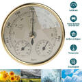 Household Wetterstation analog 3in1 Ø 13 cm Barometer Thermometer Hygrometer CE