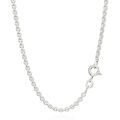 Ankerkette 925 Sterling Silber Kette Rund Massiv Collier 2,40mm Damen Herren Top