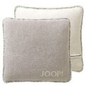 JOOP! Kissenhülle Uni-Doubleface 693785 Fleece Qualität 50x50 cm Feder-Ecru