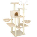 Kratzbaum Lilou 165cm Katzenbaum Katzenkratzbaum Katzenhaus beige B-Ware