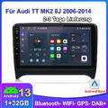 Für Audi TT MK2 8J 2006-2014 1+32G Android 13 Autoradio GPS NAVI BT DAB+