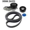 SKF Keilrippenriemensatz VKMA 36221