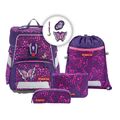 Step by Step Schulranzen-Set Space Shine Butterfly Night Ina 5-teilig Mitwachsen