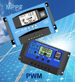 100A Solar Laderegler PWM/MPPT Solar Panel Controller Regulator 12V/ 24V Mit USB