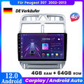 DAB+ Android 13 Autoradio GPS Navi Für Peugeot 307 CC SW 2002-2013 4+64GB DSP BT