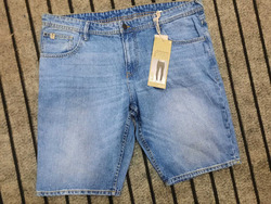  Herrenshorts gerissen nicht dehnbar Denim schmale Passform Baumwolle Freizeit halbe Jeans Hose