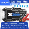 TOPDON JS3000 24000mAh 3000A KFZ Auto Starthilfe Jump Starter Booster Powerbank 