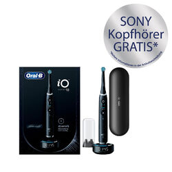 Oral-B iO 10 Black Elektrische Zahnbürste Andruckkontrolle Ladestation Timer