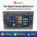 DAB+ Carplay Autoradio Android 13 GPS NAVI Für Opel Corsa D Astra H Vivaro 2+64G