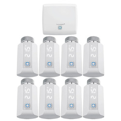 Homematic IP Access Point + Heizkörperthermostat Evo 8er Set weiß Sparset