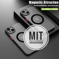 Magsafe Hülle für iPhone 15 14 Pro Max 13 12 Panzerfolie+Case Schutzhülle Cover