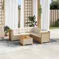 Gartenmöbel Sofa Garnitur Lounge Sitzgruppe 5-tlg. Grau Poly Rattan vidaXL