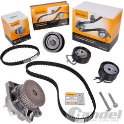 CONTI ZAHNRIEMENSATZ+WASSERPUMPE für VW GOLF 4 5 POLO 9N CADDY 3 IBIZA 1,4 16V