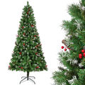 Weihnachtsbaum 55-225cm Tannenbaum Künstlicher Christbaum Kunst Schnee Deko Baum