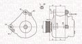 MAGNETI MARELLI Generator 063731729010 für SEAT SKODA VW