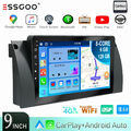 6+128G Android 13 Autoradio Carplay GPS Navi BT RDS WIFI Für BMW 5er E39 7er E38