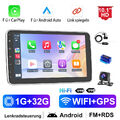 10.1" 1 DIN DAB+ Autoradio Android 13.0 Carplay Mit Navi GPS WiFi HIFI BT 1G+32G