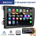 32G Android 13 Carplay Autoradio GPS RDS Für VW GOLF 5 6 Touran Caddy Tiguan EOS