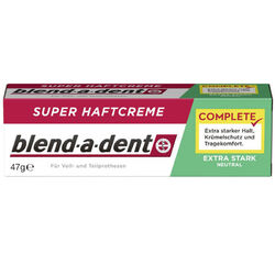 blend-a-dent Super-Haftcreme extra stark neutral 47g, 3er Pack (3x 47g)